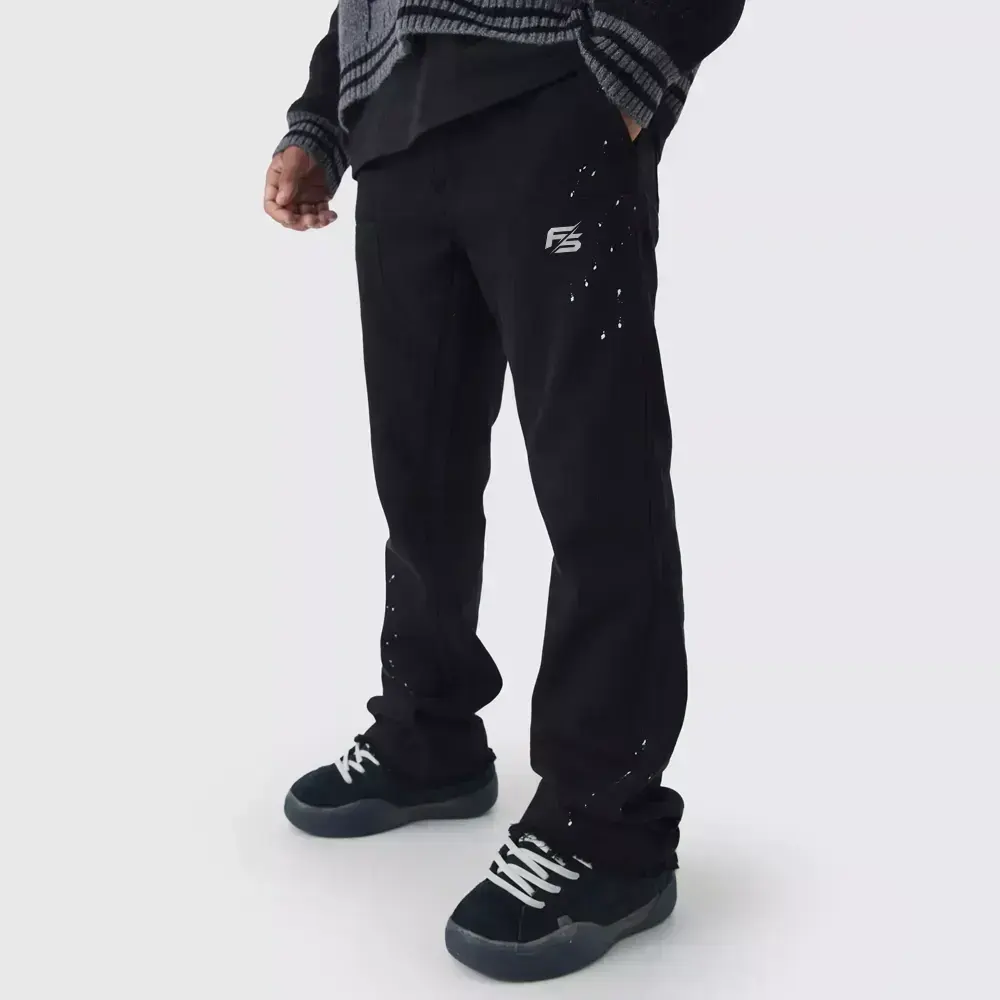 Slim Fit Star Applique BM Gusset Joggers