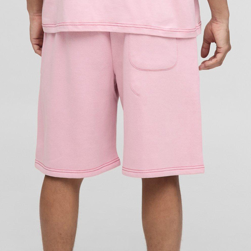Relaxed Fit Gothic M Cross Print Short - Image 2