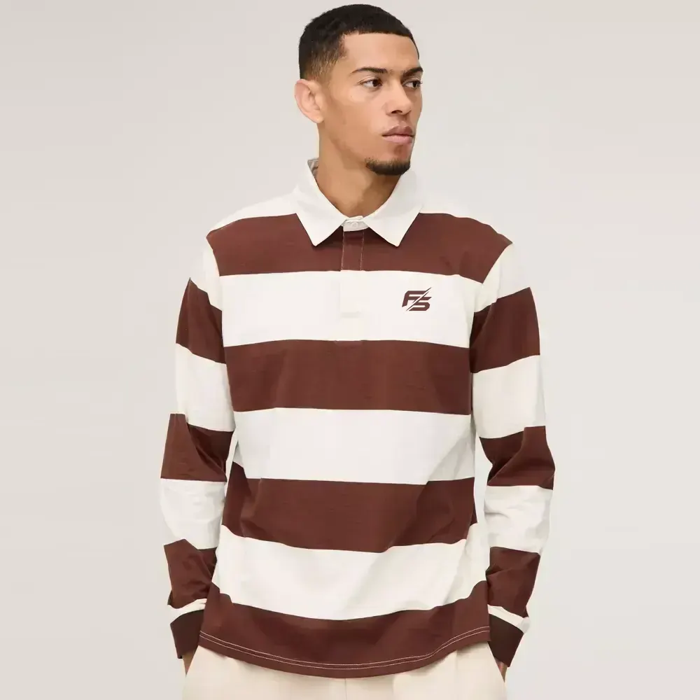 Oversized Short Sleeve Bonded Scuba Polo