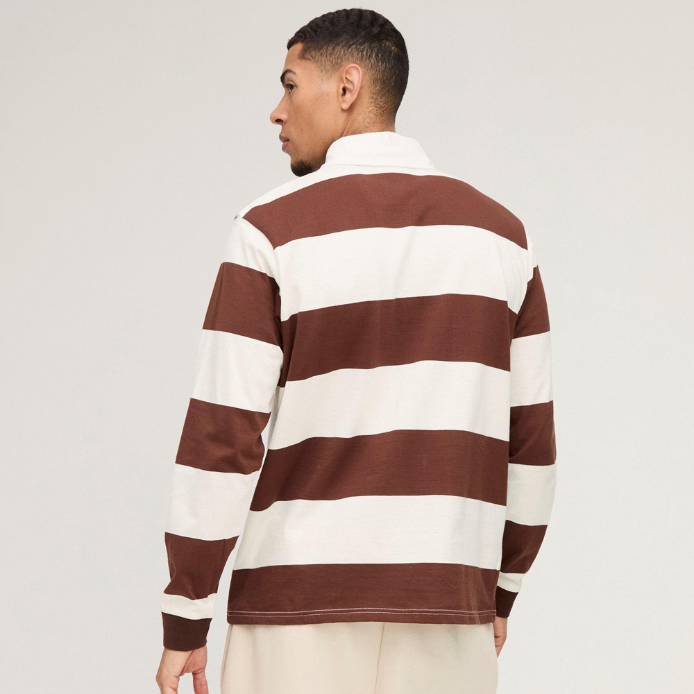 Oversized Short Sleeve Bonded Scuba Polo - Image 2