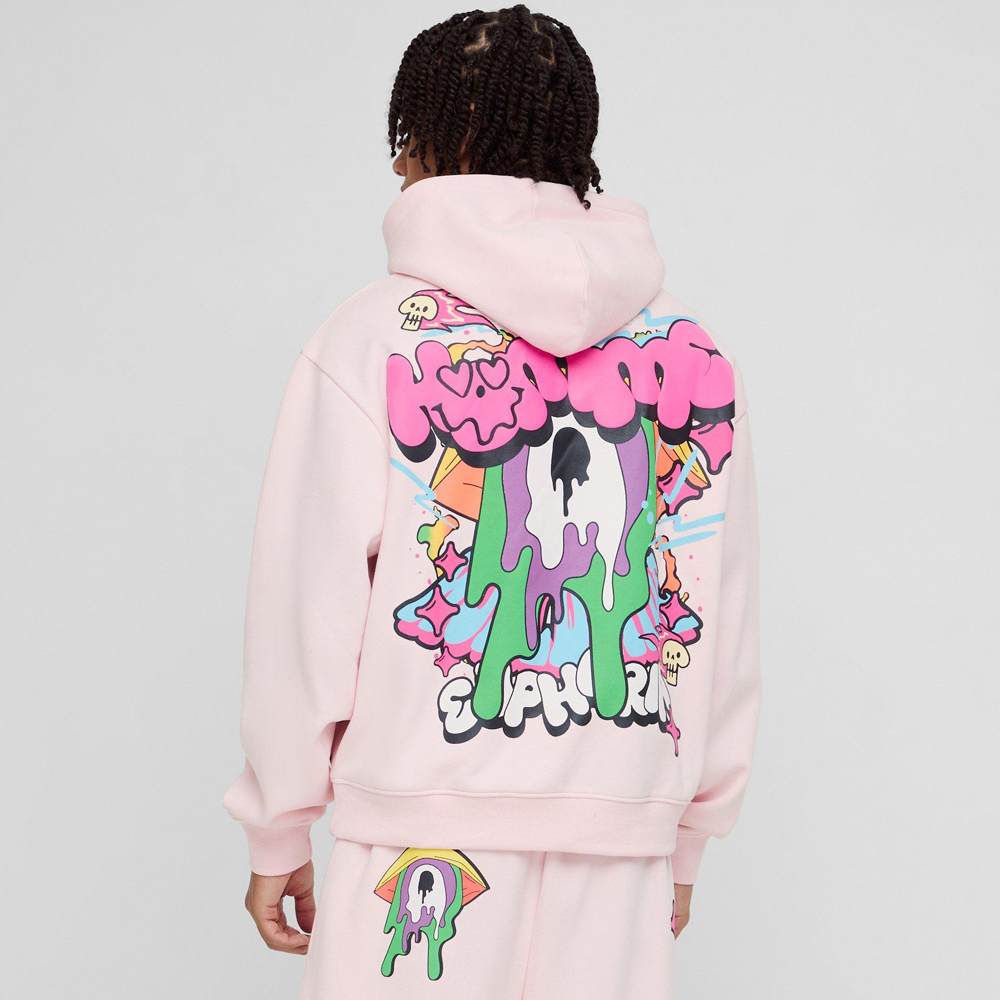 Plus Oversized Boxy Sleeveless Acid Wash Hoodie - Image 2
