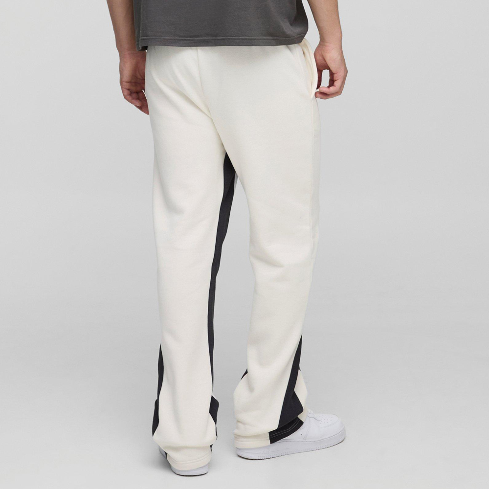 Wide Leg Worldwide Embroidered Joggers - Image 2