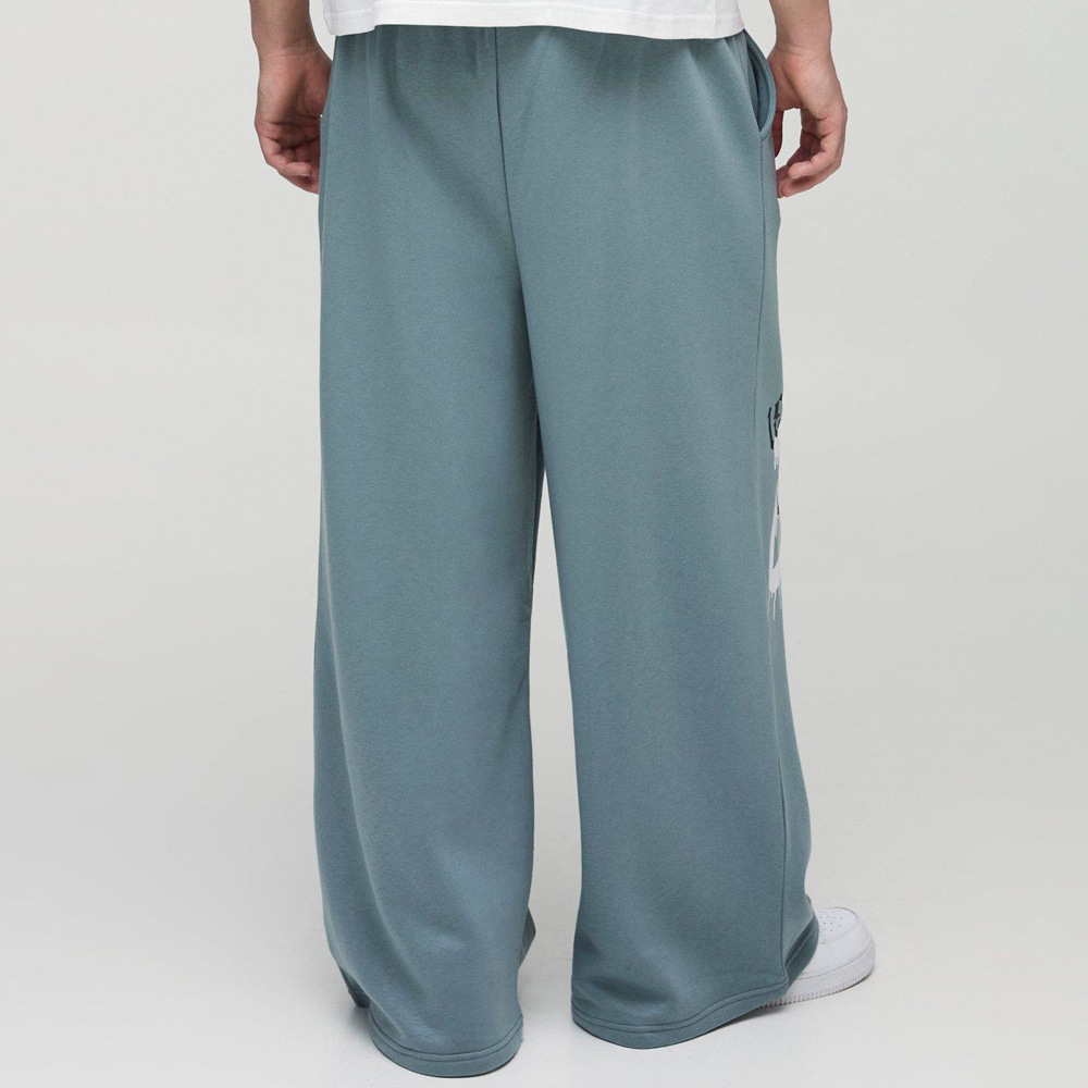 Regular Star Printed Varsity Gusset Jogger - Image 2