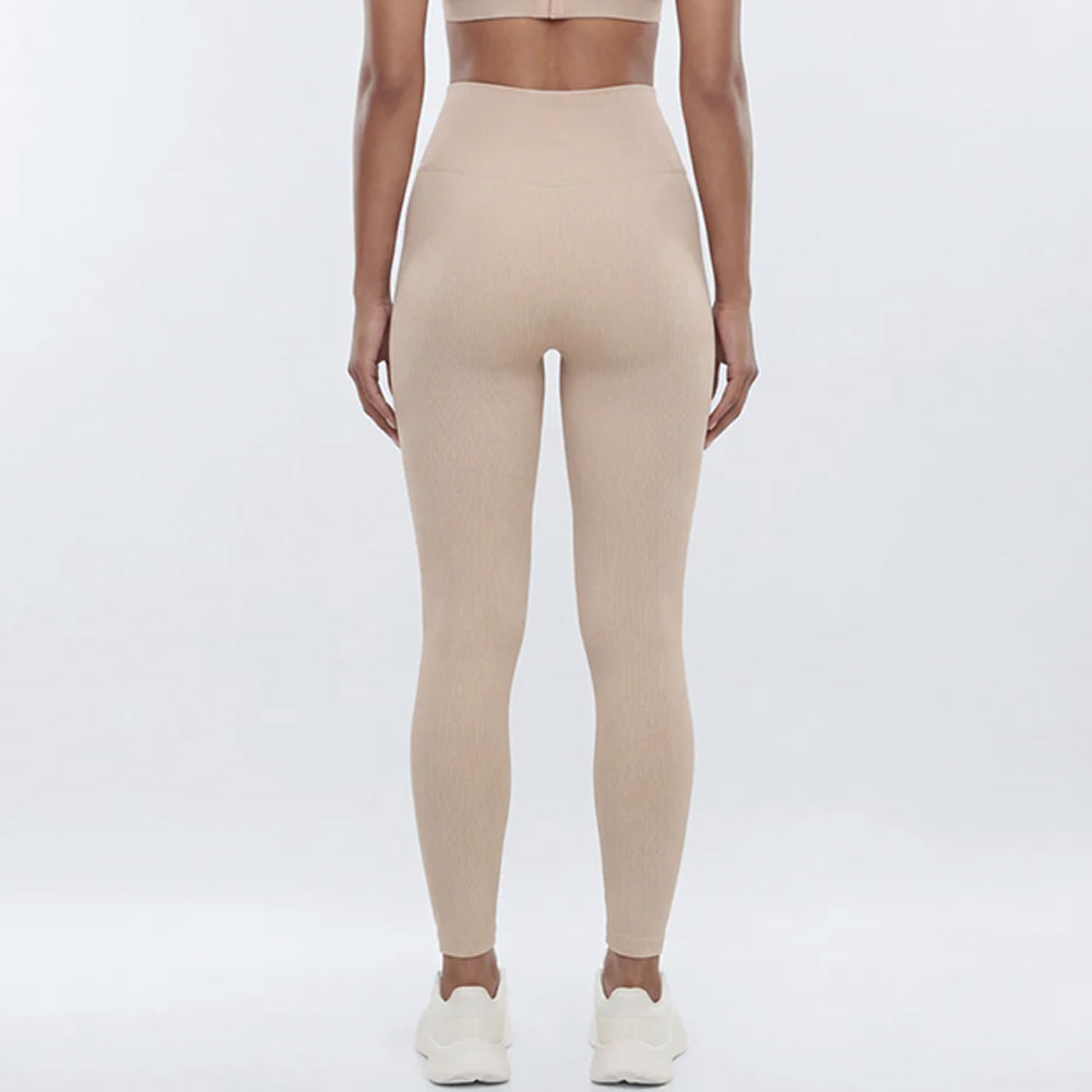 Graphic Training Leggings - Coffee - Image 2