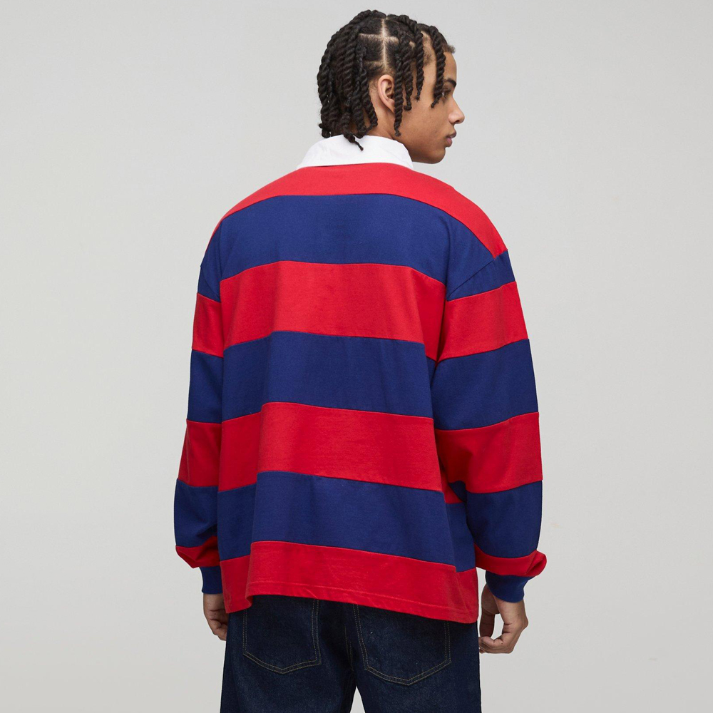 Slim Panelled Zip Neck Interlock Polo - Image 2