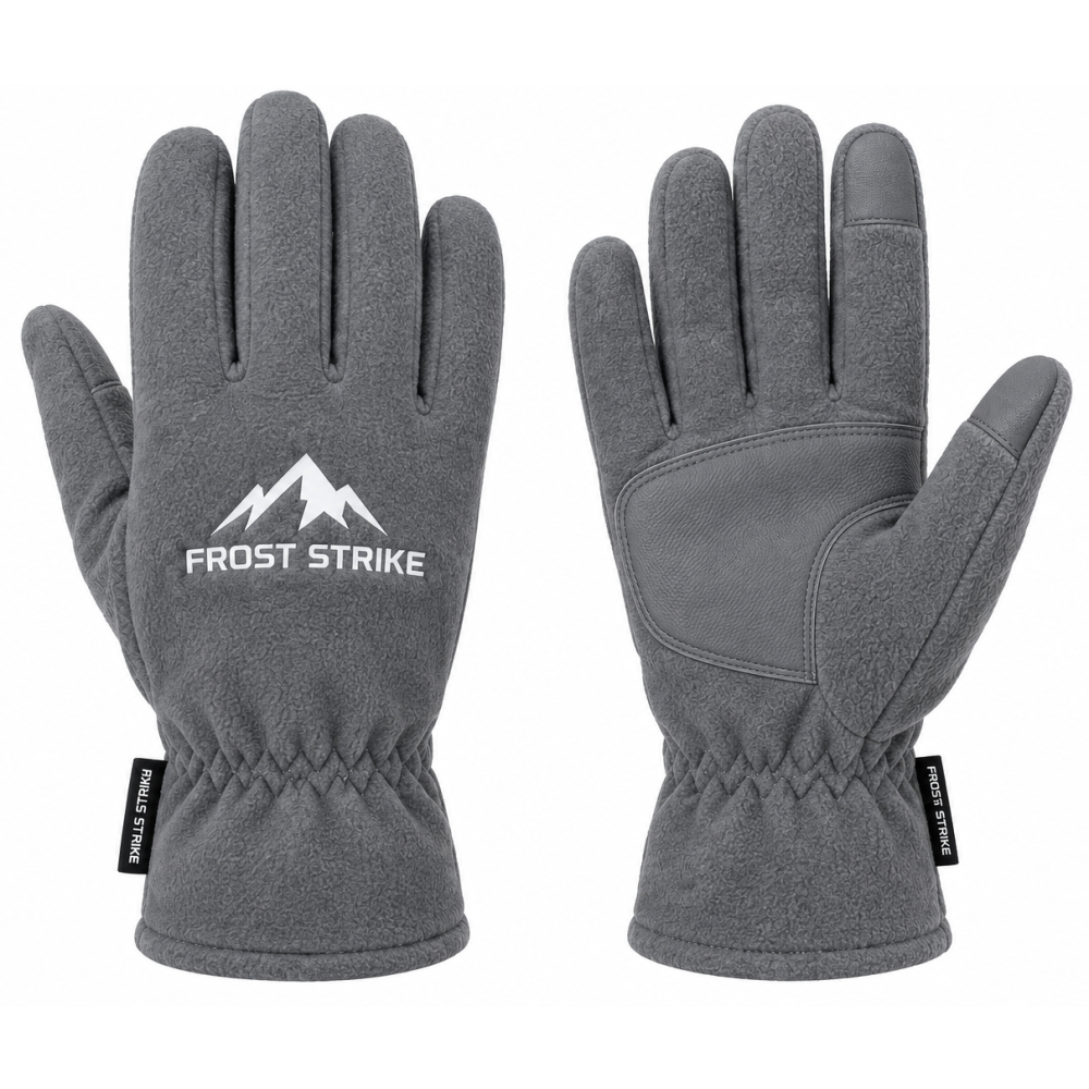 Winter fleece gloves