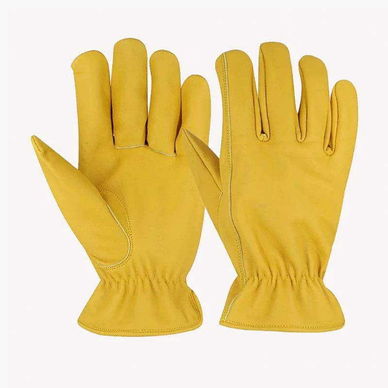 cowhide leather work gloves