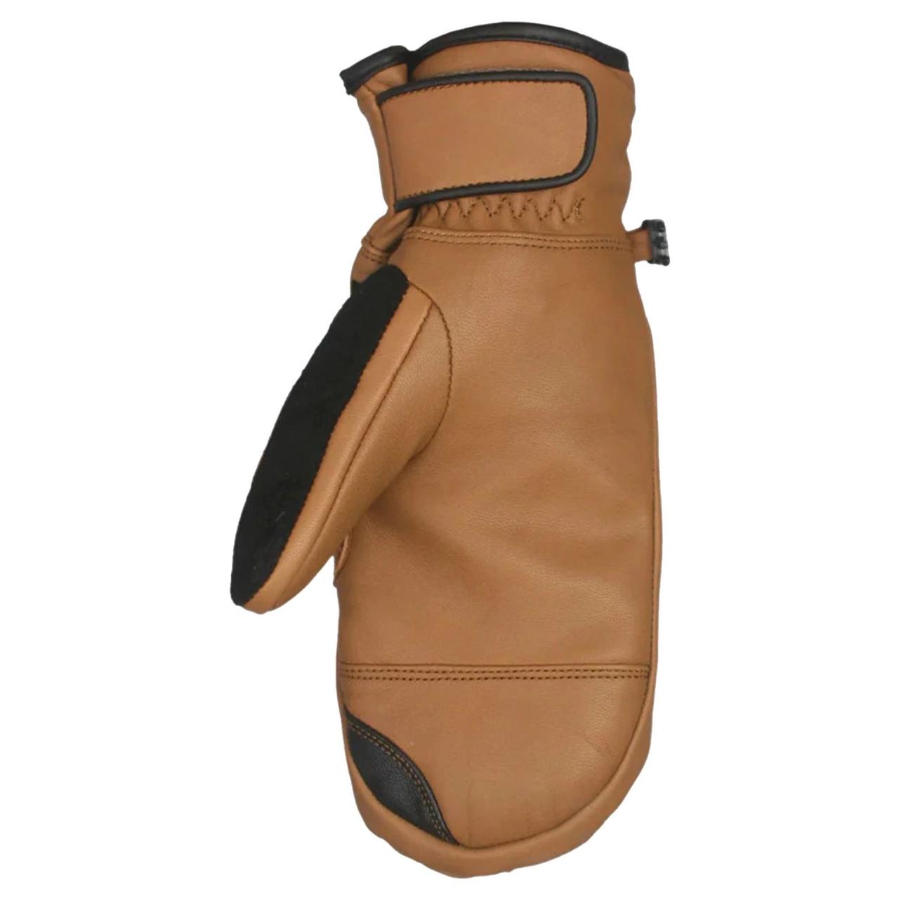 Leather winter fashion mitten - Image 3